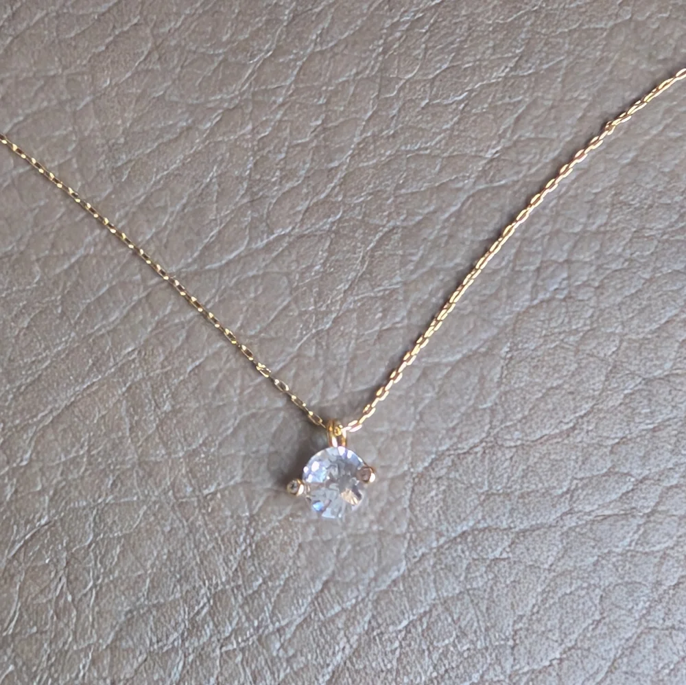 KATE SPADE duo prong pendant necklace